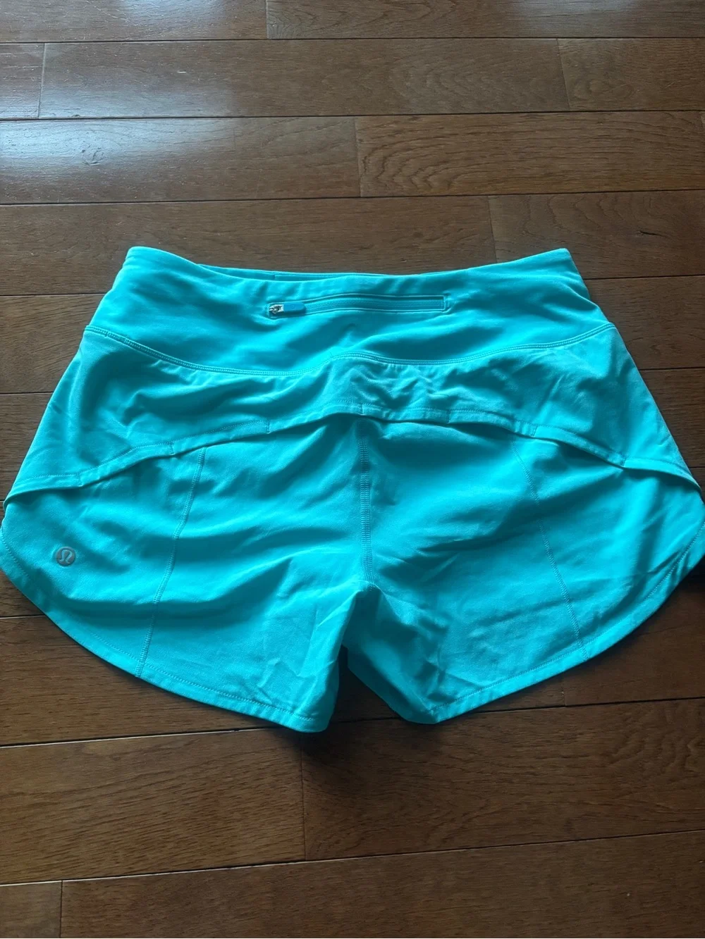 Lululemon Teal Aqua Speed-Up Shorts